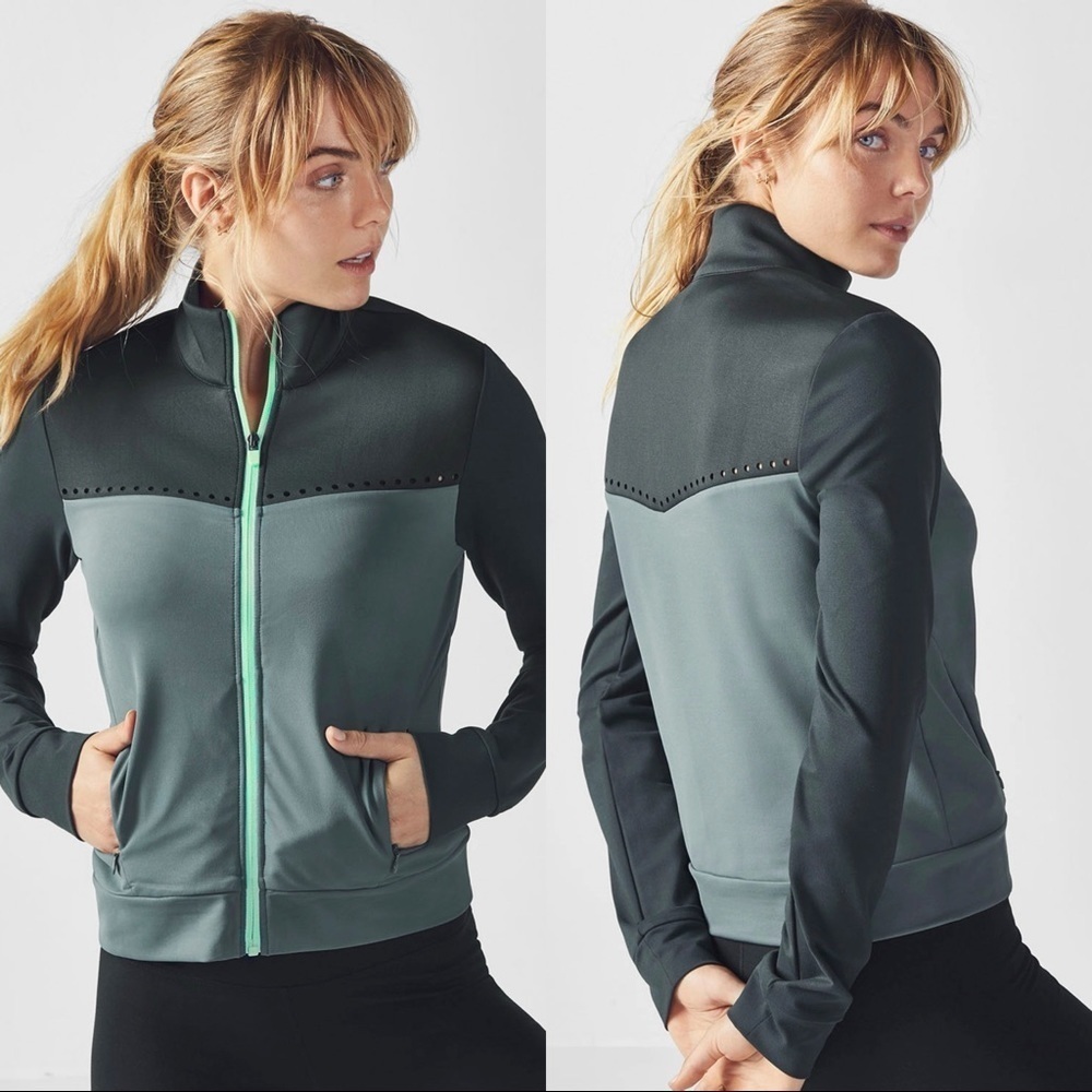 Fabletics Evergreen Multi Cleo Activewear Jacket